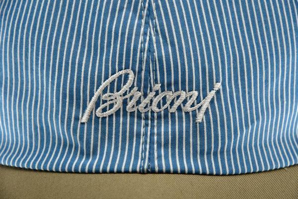 Brioni Logo - Brioni Baseball Cap Hat Cotton W/ Logo Blue Stripe 03CP0133