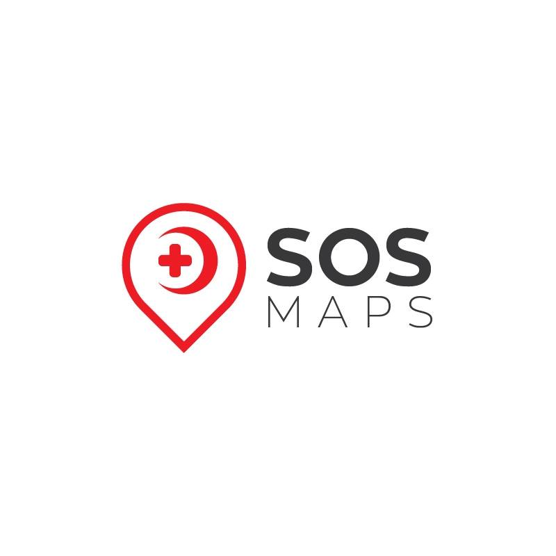 SOS Logo - Sos Maps Logo Design