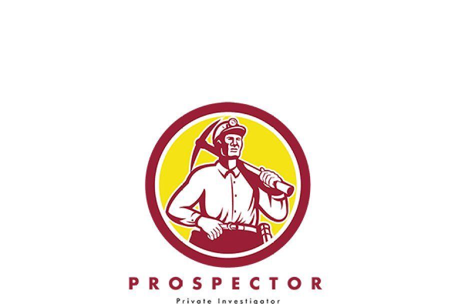 Investigator Logo - Prospector Private Investigator Logo