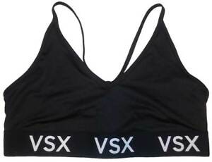 VSX Logo - Details About Victoria's Secret Body Wick Strappy Back Sport Bra VSX Logo