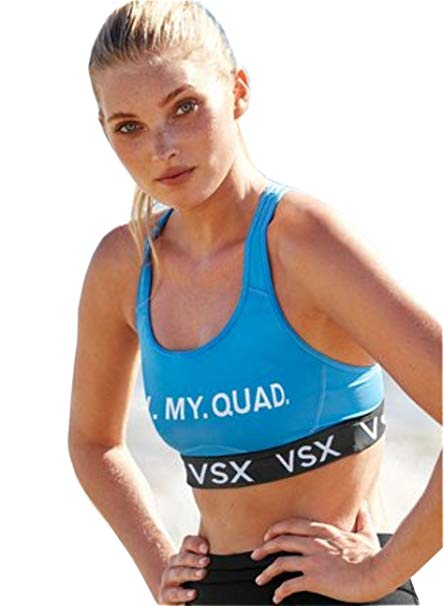 VSX Logo - Victorias Secret VSX Logo The Player Racerback Sports Bra (Small, Oh ...