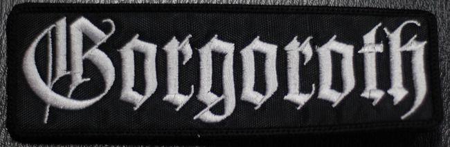 Gorgoroth Logo - Gorgoroth Logo 5x1.5 Embroidered Patch