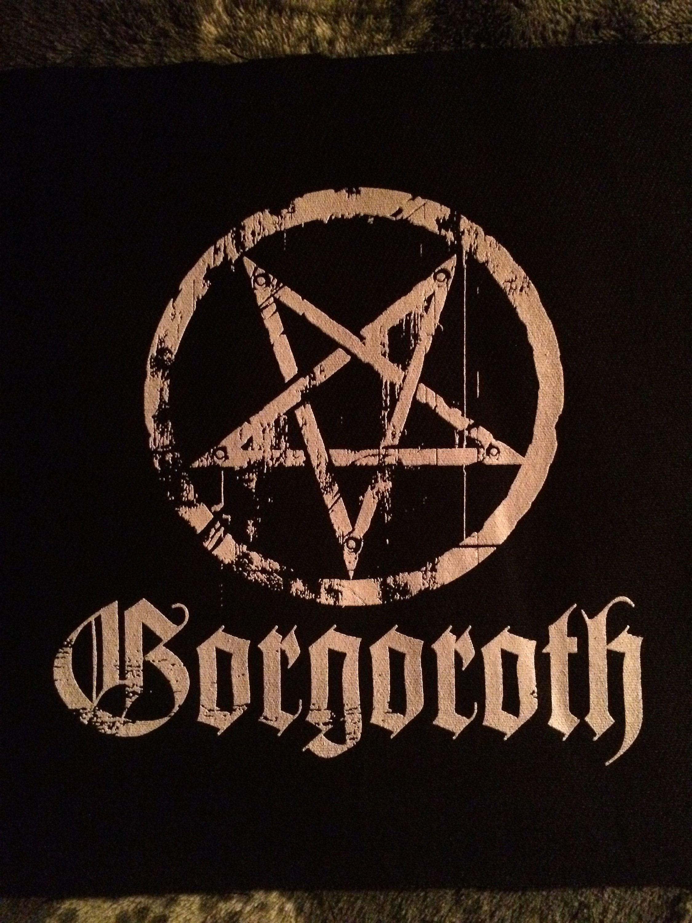 Gorgoroth Logo - Gorgoroth Pentagram Logo Black Metal Canvas Patch Antichrist