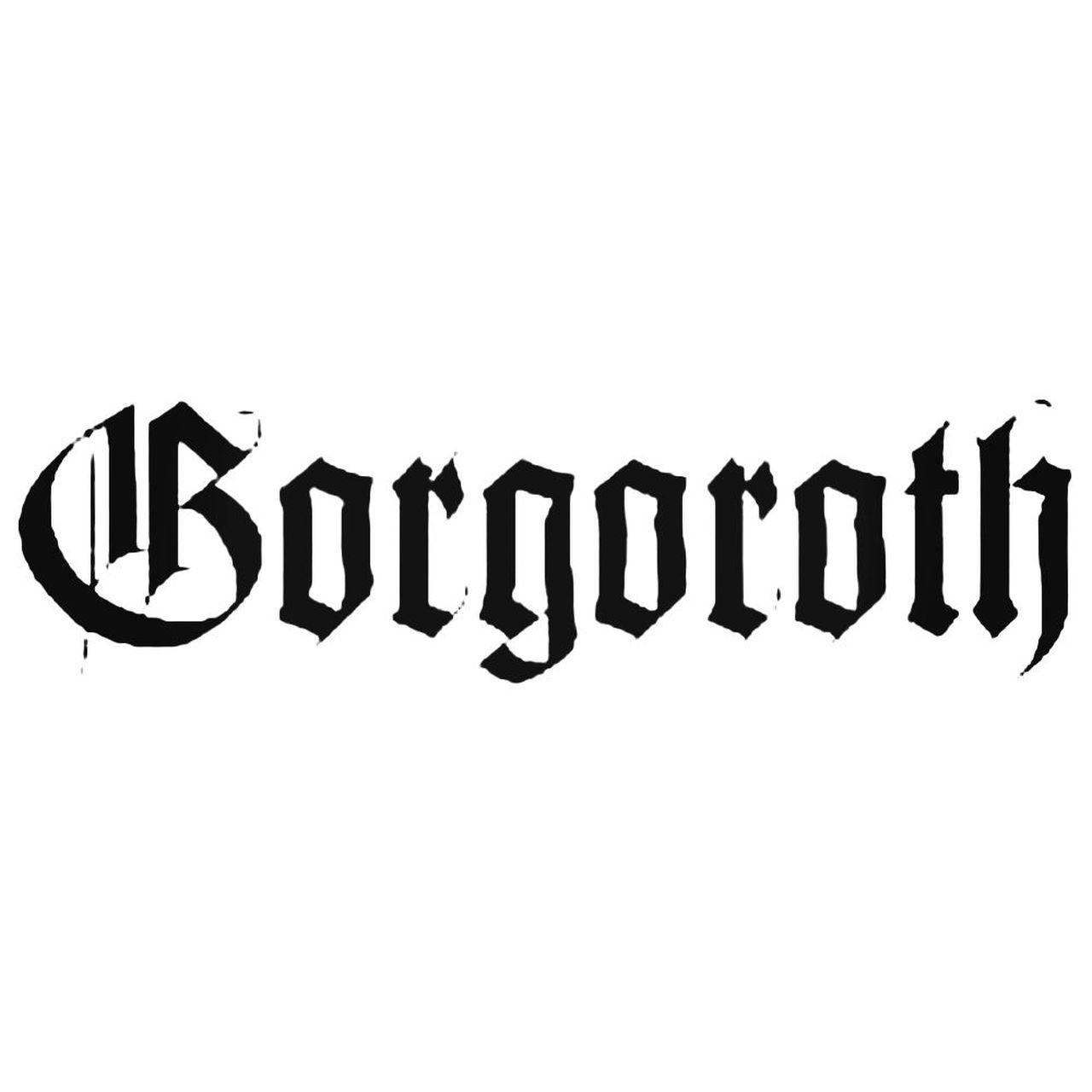 Gorgoroth Logo - Gorgoroth Vinyl Decal Band Logo Vinyl Decal