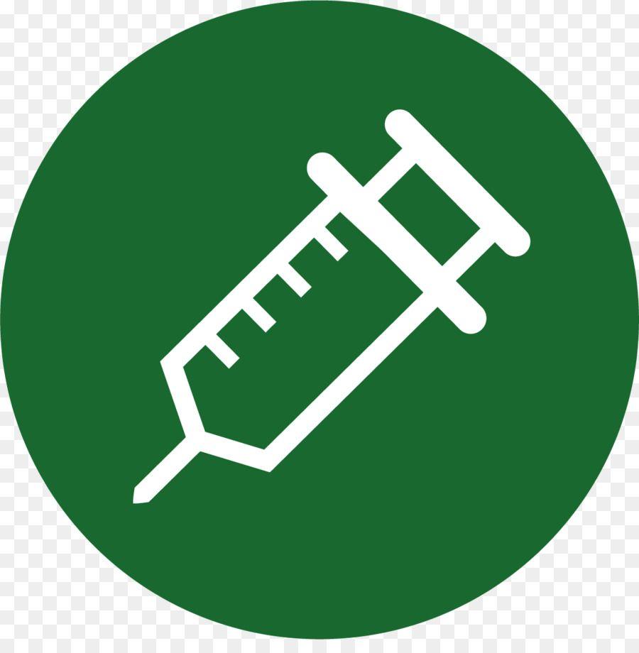 Vaccine Logo - Vaccine, Injection, Green, transparent png image & clipart free download