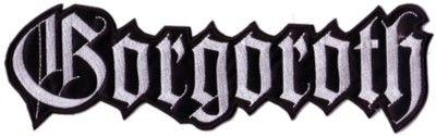 Gorgoroth Logo - Shaped Logo Embr. Backpatch