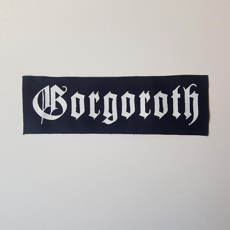 Gorgoroth Logo - Gorgoroth logo LONG patch logo black metal