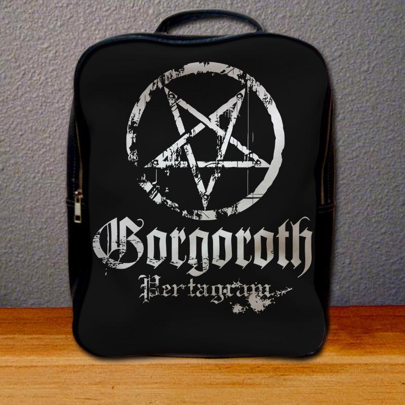 Gorgoroth Logo - Gorgoroth Pentagram Logo Backpack for Student – giftmug