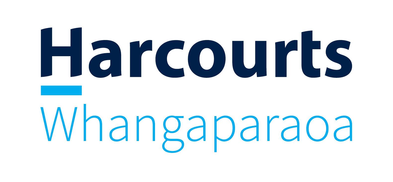 Harcourts Logo - Harcourts Whangaparaoa Stacked blue logo