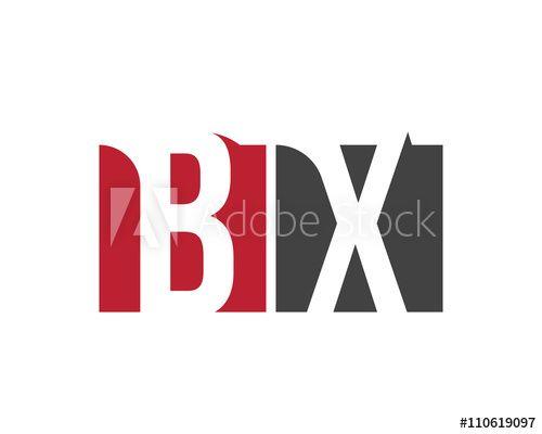 BX Red a Logo - BX red square letter logo for xray, exchange, extreme, exercise ...