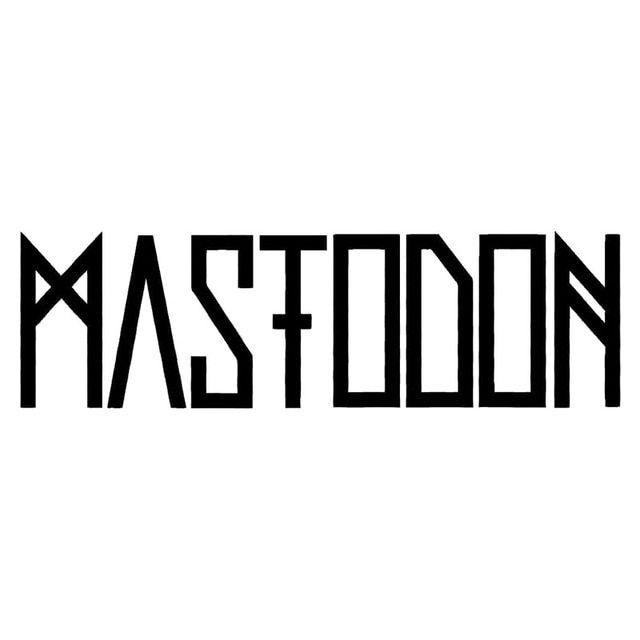 Mastodon Logo - US $1.06 40% OFF|17.8*5.2CM MASTODON Fashion Logo Car Vinyl Stickers Cool  Car Styling Decal Accessories Black/Silver C9 0437-in Car Stickers from ...
