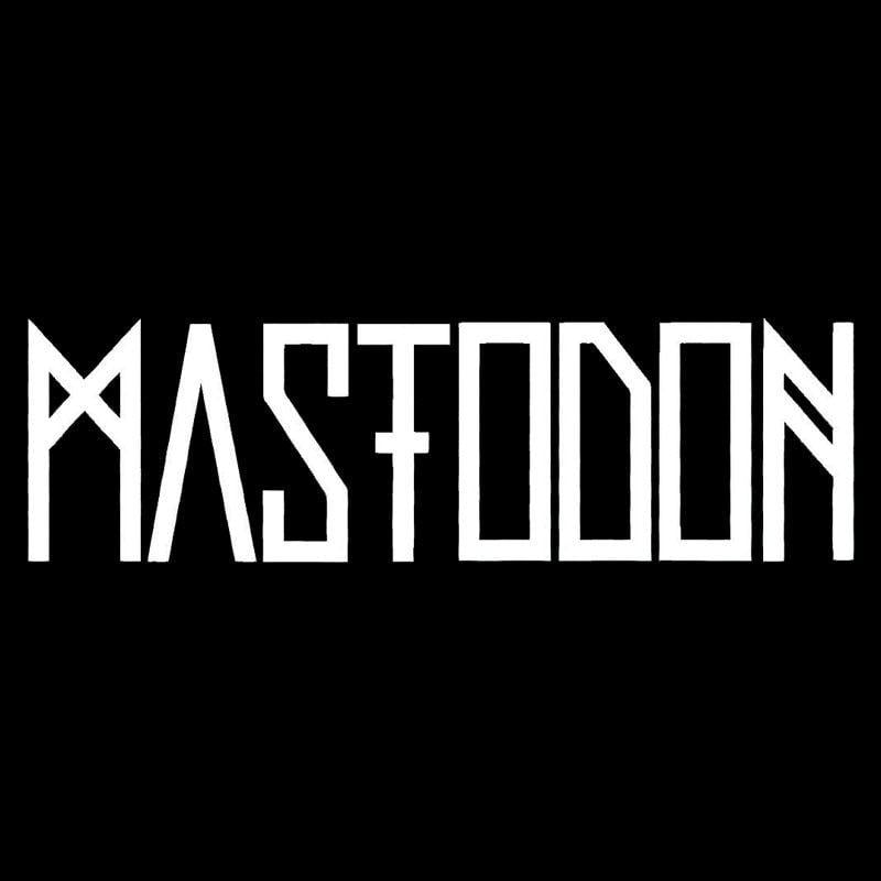 Mastodon Logo - 17.8*5.2CM MASTODON Fashion Logo Car Vinyl Stickers Cool Car Styling ...