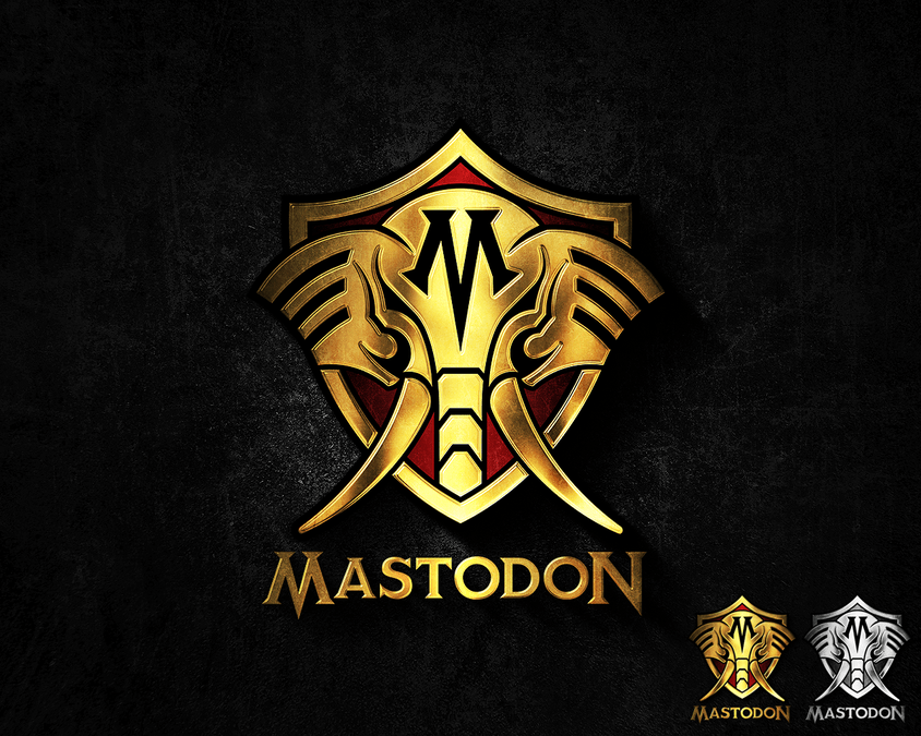 Mastodon Logo - MASTODON logo for fitness apparel and other products | Logo design ...