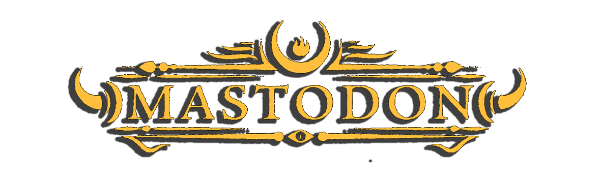 Mastodon Logo - Mastodon 'Logo' Metal Pin Badge – Razamataz Trade
