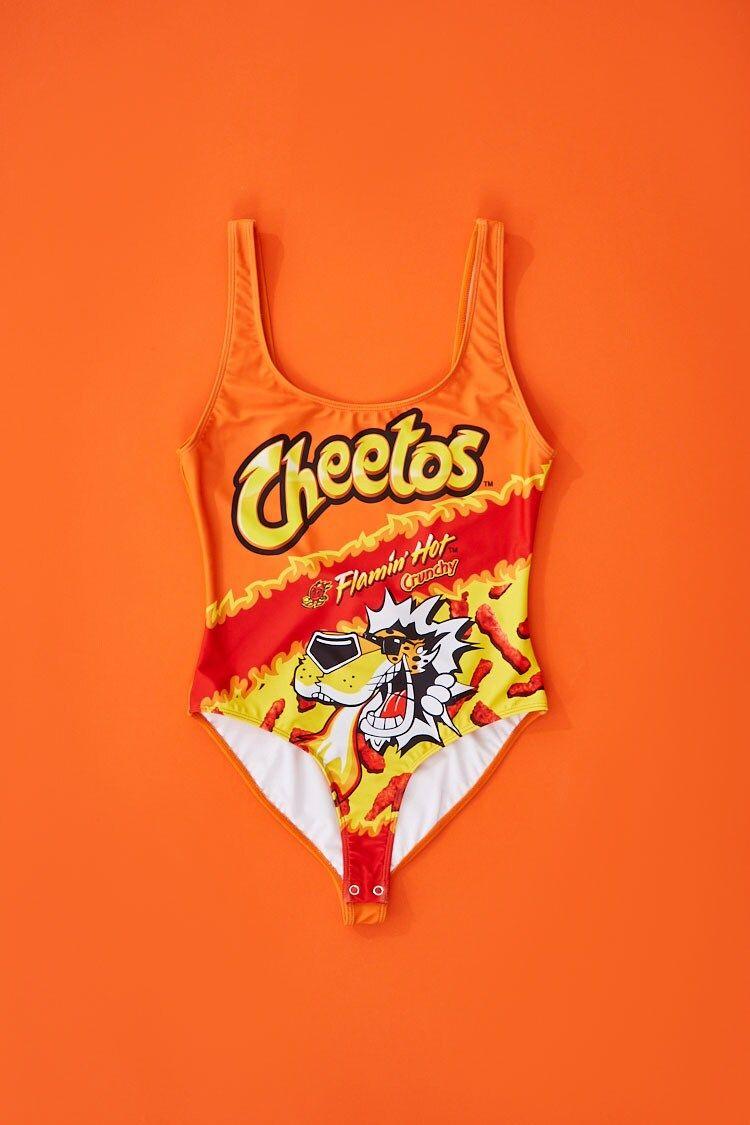 Chettos Logo - Forever 21 and Cheetos Just Launched a Flamin' Hot Collection. Food