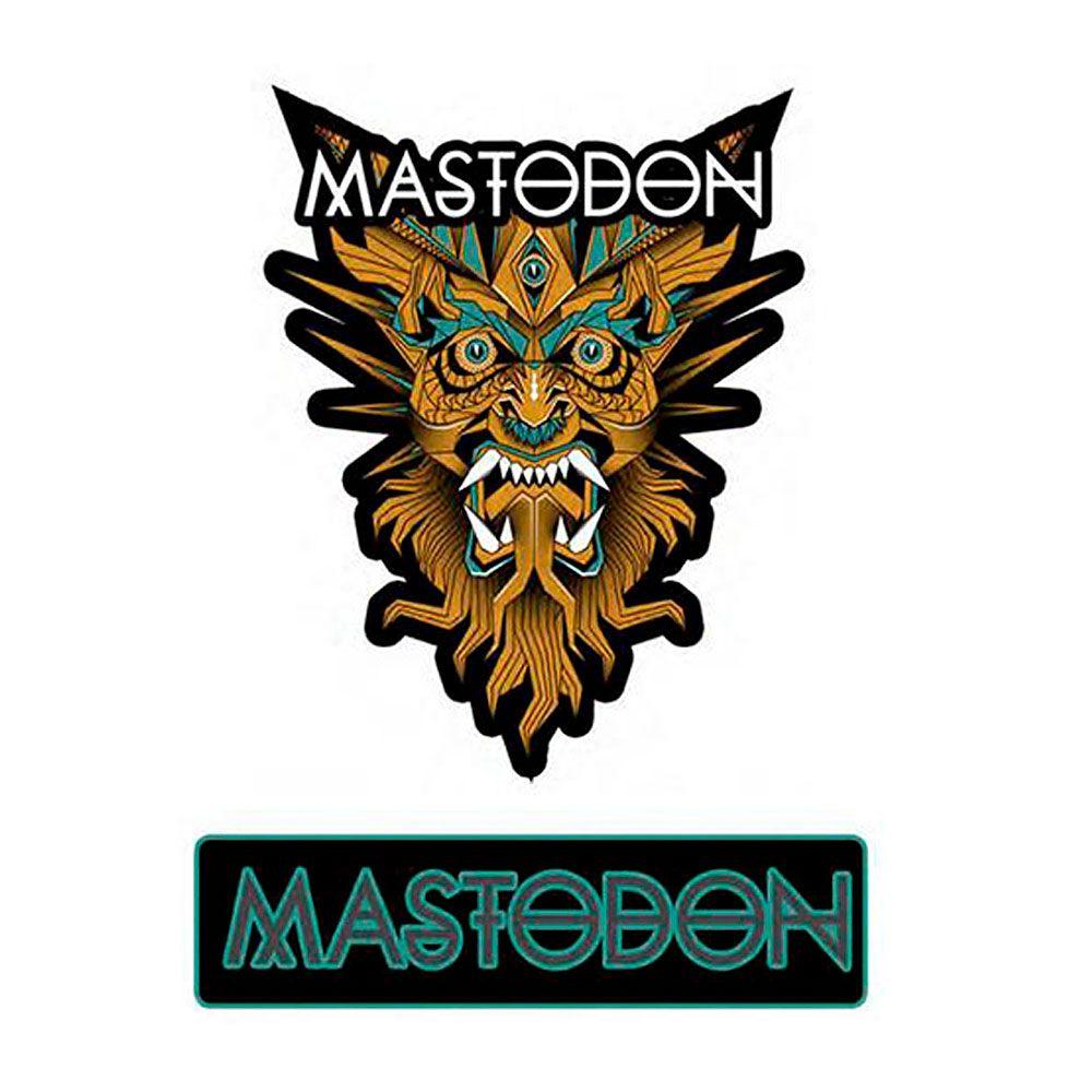 Mastodon Logo - Mastodon Geodemon Patch Set