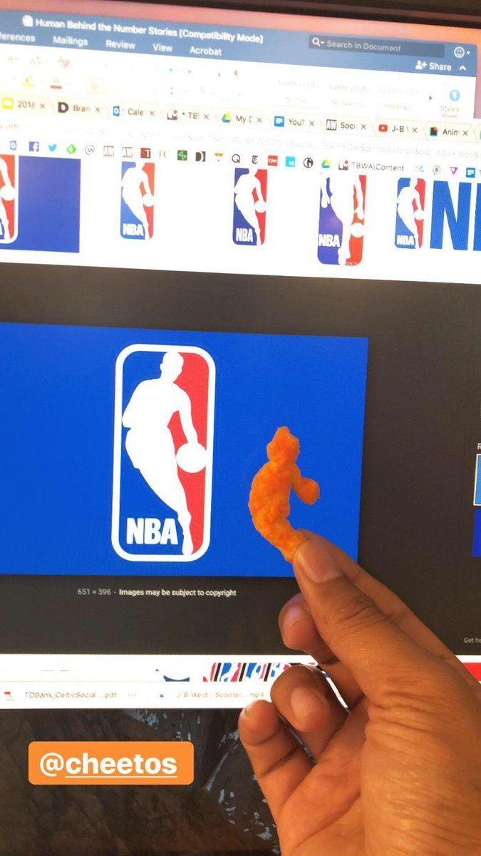 Chettos Logo - Brand New: NBA Cheeto