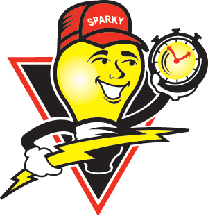 Sparky Logo - Mister Sparky's On Time Electrician