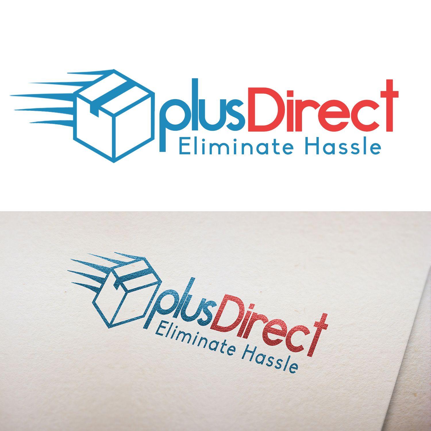 Eliminate Logo - Bold, Personable Logo Design for Plusdirect with tagline 'Eliminate