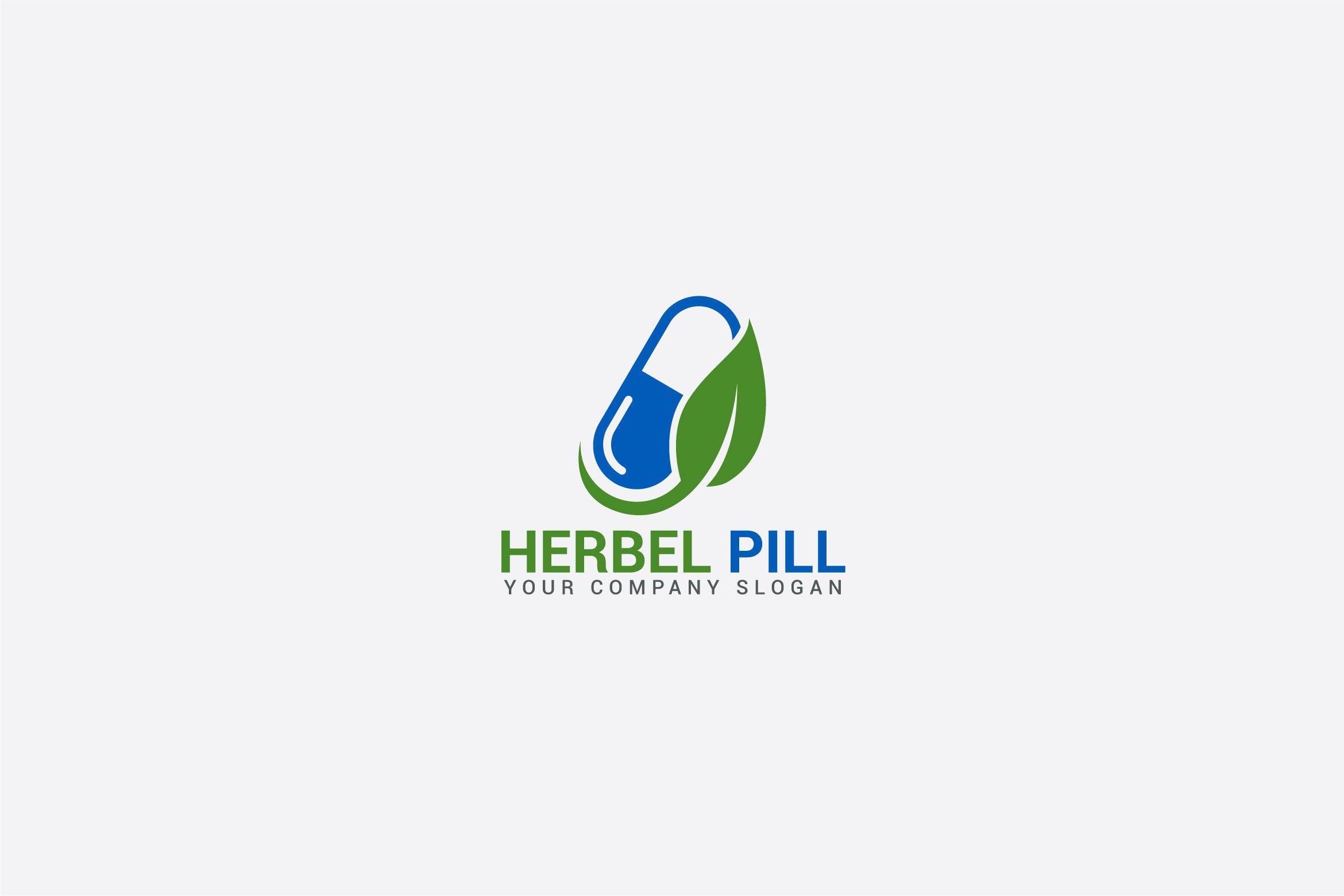 Pills Logo - herbal pills logo