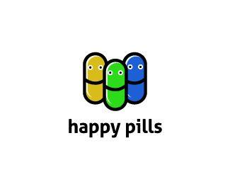 Pills Logo - Happy Pills Designed by MDS | BrandCrowd