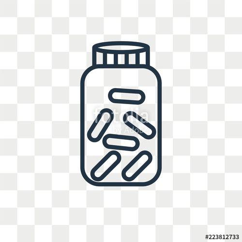 Pills Logo - Pills vector icon isolated on transparent background, Pills logo ...