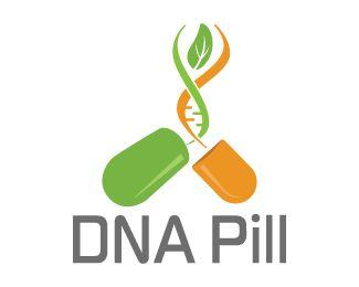 Pills Logo - DNA Pill Designed by khushigraphics | BrandCrowd