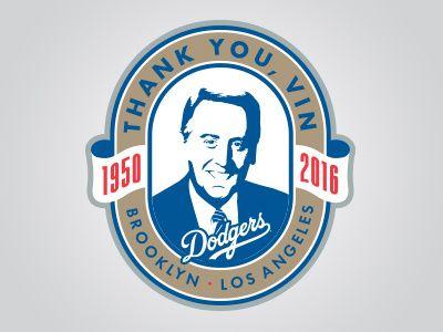 Scully Logo - Vin Scully Commemorative Logo by Ross Yoshida on Dribbble