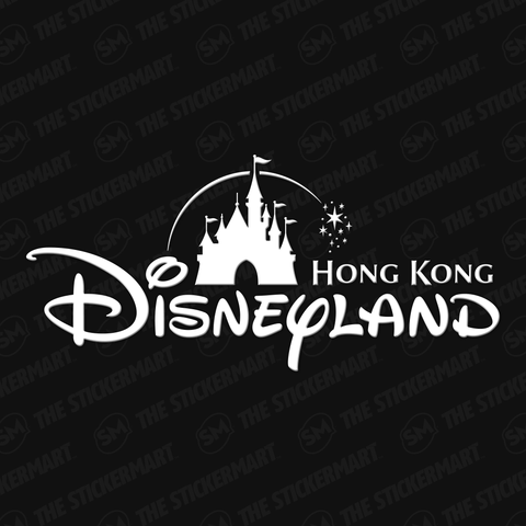 Disneylan Logo - Hong Kong Disneyland Logo Vinyl Decal