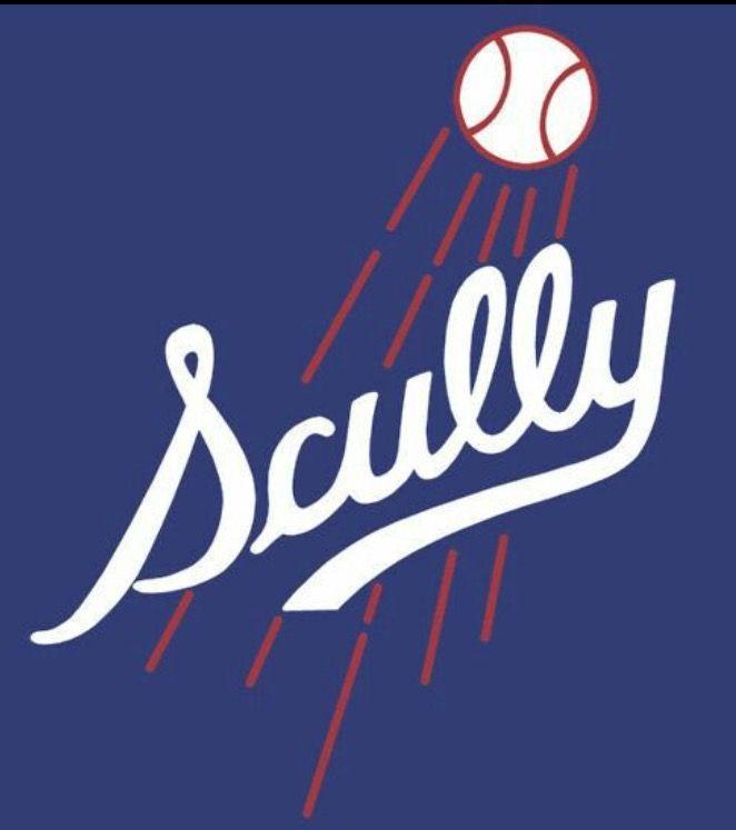 Scully Logo - Vin Scully | MLB: Los Angeles Dodgers | Los angeles dodgers, Dodgers ...