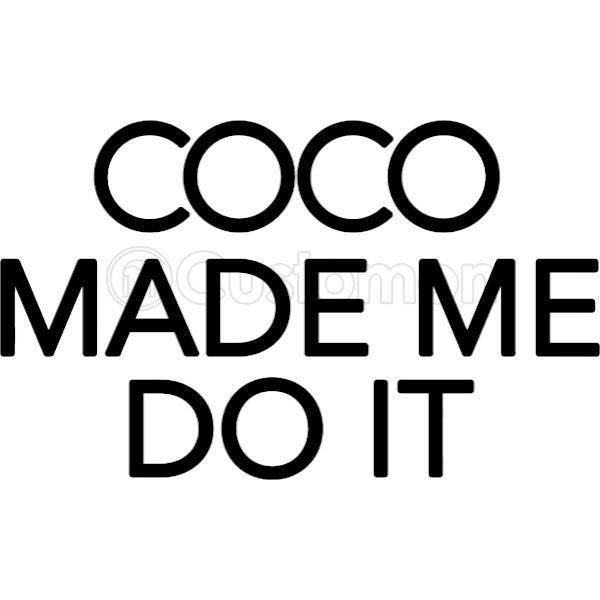Coco Logo - Coco Made Me Do It inspired logo Kids Hoodie