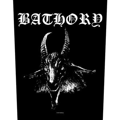 Bathory Logo - BATHORY logo / Goathead BACKPATCH