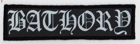 Bathory Logo - Bathory - Logo patch