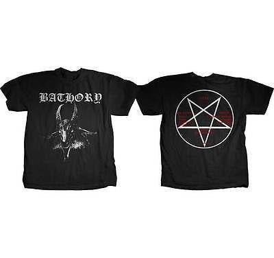 Bathory Logo - AUTHENTIC BATHORY GOAT LOGO ROCK DEMON MUSIC BAND HEAVY METAL T TEE SHIRT  S-2XL