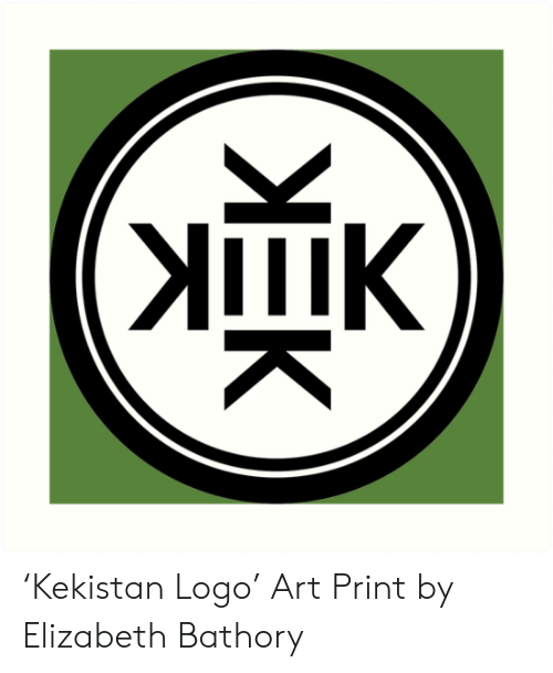 Bathory Logo - EK 'Kekistan Logo' Art Print by Elizabeth Bathory | Art Meme on ME.ME