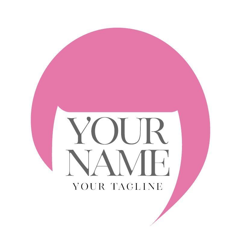 Hairdresser Logo - Pink Contemporary Hairdresser Logo