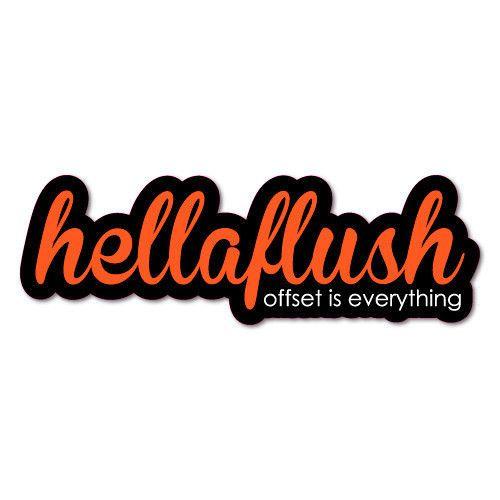 Hellaflush Logo - Hellaflush Offset JDM Sticker Decal Drift Jap Car #0220a