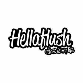 Hellaflush Logo - Hellaflush Offset Hella Japanese Jdm 2 Vinyl Sticker