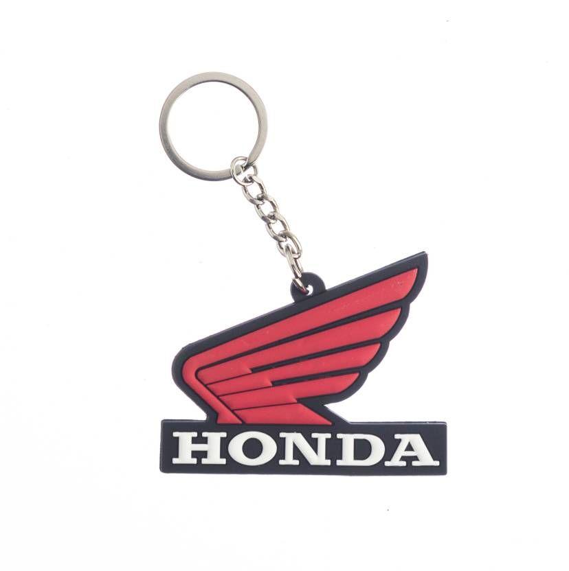 Honad Logo - Techpro Doublesided Red honda Logo Key Chain