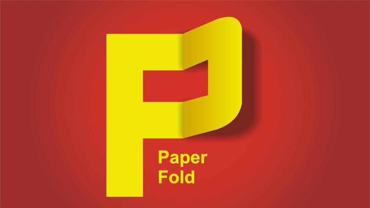 Fold Logo - Make Paper Fold logo Using Corel Draw Tutorial by Anas Computer & Graphics