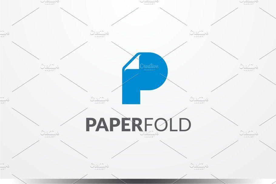 Fold Logo - Paper Fold P Logo