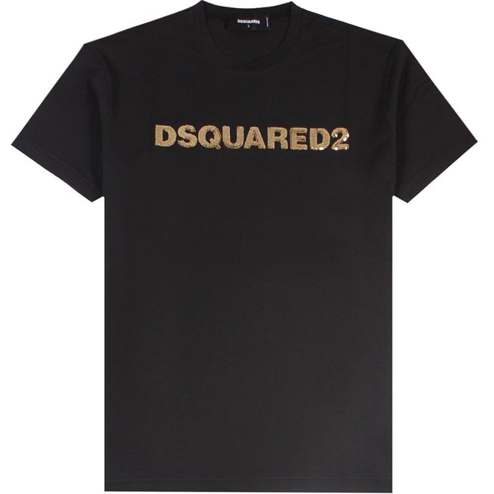 Dsquared Logo - Dsquared Metalic Logo T-shirt