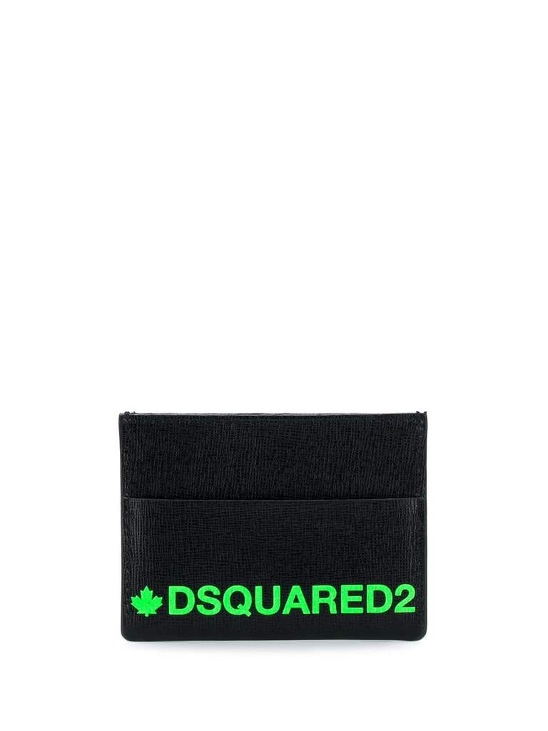 Dsquared Logo - DSQUARED logo print cardholder