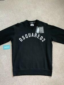 Dsquared Logo - Details about Men’s Dsquared Black Logo Sweatshirt - UK Large - New With  Tags