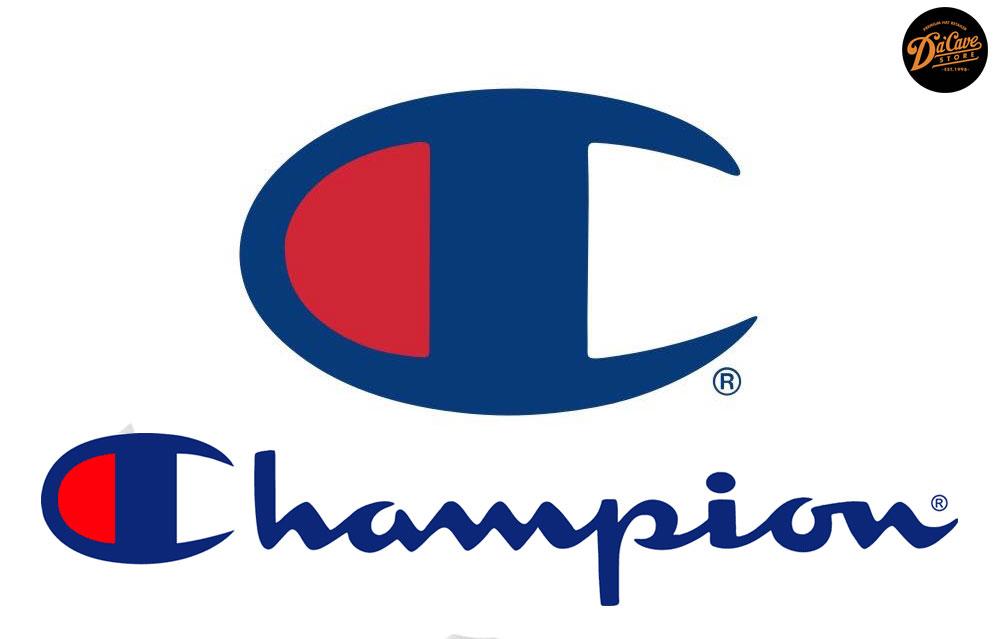 Champion Logo - Champion USA Tee Restock Script Logo in Black. Da'Cave
