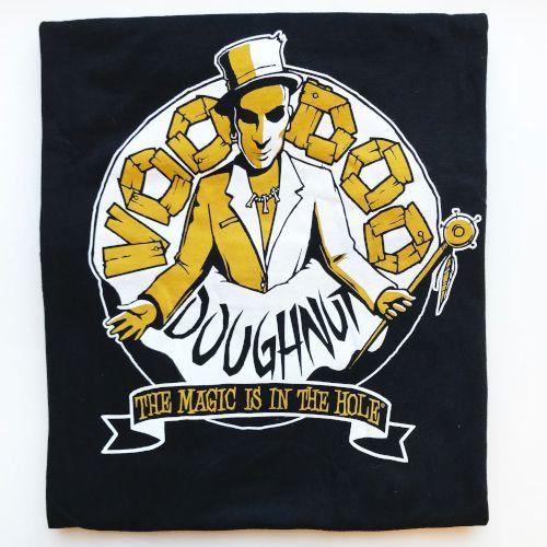 Doughnuts Logo - Women's Black Classic T Shirt