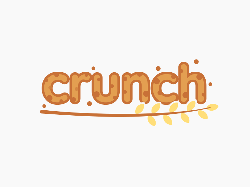 Crunch Logo - 21 - Granola Company logo by Yusrilia Design on Dribbble