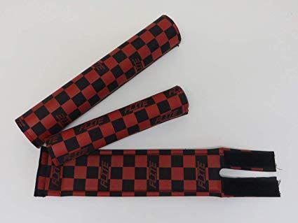 Flite Logo - Amazon.com : Flite Dark Red and Black Checkers Original Logo BMX Pad