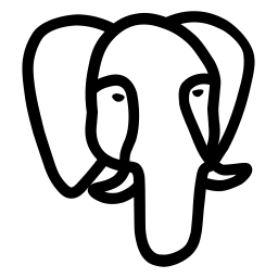 PostgreSQL Logo - Postgresql Logo Icon of Line style - Available in SVG, PNG, EPS, AI ...