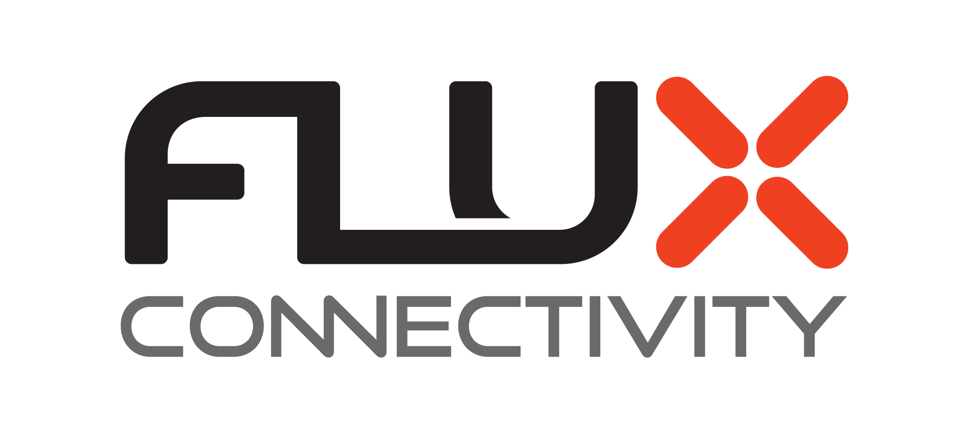 Flux Logo - Cable Assemblies. Flux Connectivity. Enabling The Connected World™